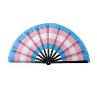 Lightweight Folding Hand Rainbows Dance Decoration Hand Fan Rainbows Fan Decorations Folding Gift Music Festival