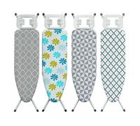 Lightweight Folding Ironing Board Iron Board Iron Rest Sturdy 4 Leg With Strong Frame And 100% Cotton Cover Ironing Boards Free Standing Compact Easy Carry (Large (110 x 33cm))