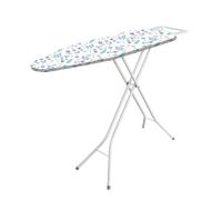 Lightweight Folding Ironing Board Iron Board Iron Rest Sturdy 4 Leg With Strong Frame And 100% Cotton Cover Ironing Boards Free Standing Compact Easy Carry (97x30cm))