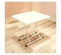 Lightweight Folding Picnic Table - Versatile Outdoor Dining & Indoor Use Perfect for Patio Garden or Bedroom Next to Bay Window - Stylish White Design
