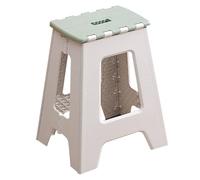 Lightweight Folding Step Stool with NonSlip & Handle SpaceSaving Design Perfect for Indoor/Outdoor Use MultiColor Opts Available (WhiteGreen)