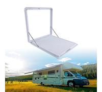 Lightweight Folding WallMounted Dining Table SpaceSaving Drop Leaf Table for RVs Campers & Motor Homes Max Load 55 lbs Easy Installation & Aluminum Design