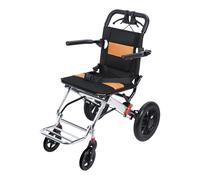 Lightweight Folding Wheelchair for Adults with 15.75" Wide Seat,One-Second Quick Fold Transport Chair,80kg Capacity,Aluminum Alloy Frame,Hand Brake & Safety Belt for Secure Travel and Narrow Doorways