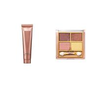 Lightweight Formula Weightless Mousse Radiant Foundation, Beige Vanilla, 6G & Eye Color Quarte.t Eye Shadow, Desert Rose, 7G,For All Skin Type