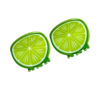 Lightweight Fruit Pattern Hair Clips Not Damaging Grips for Ponytails Braids Half Up Styles Travel Friendly Decorative Grip