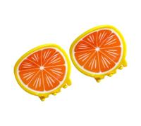 Lightweight Fruit Pattern Hair Clips Not Damaging Grips for Ponytails Braids Half Up Styles Travel Friendly Decorative Grip