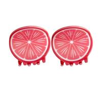 Lightweight Fruit Pattern Hair Clips Not Damaging Grips for Ponytails Braids Half Up Styles Travel Friendly Secure Hold Clip Travel Friendly