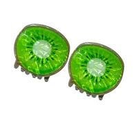 Lightweight Fruit Pattern Hair Clips Not Damaging Hair Grips for Ponytails Braids Half Up Styles Travel Friendly Creative Hairstyle Clip