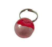 Lightweight Glass Bubble Statement Rings Multiple Candy Hues Open Band Accessories Adjustable Finger Size Jewelry Unique Bubble Rings