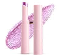 Lightweight Glitter Eyeshadow Stick In Mystic Lavender With Shimmering Iridescent Hues - Portable Multifunctional Sparkling Makeup Pencil For Eye Highlight And Precise Application, Ideal For Party
