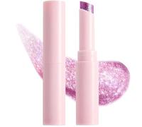 Lightweight Glitter Eyeshadow Stick With Shimmering Lavender-Pink Hues - Portable Multifunctional Sparkling Highlighter Makeup Pencil In Mystic Lavender For Long-Lasting Party & Evening Wear, Easy