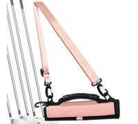 Lightweight Golf Bag - Slim Club Travel Case, Leather Carry Tube | Minimalist Sport Holder Course Day Use for Walking Golfer with Compact Setup, Easy Round Transport, Practice Field Tasks,Outdoor Gam