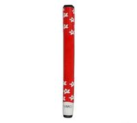 Lightweight Golf Putter Grip Incorporating Silicone Particle for Grip Integrity and EVA Foam for Impact Mitigation (red-S)