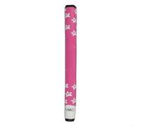 Lightweight Golf Putter Grip Incorporating Silicone Particle for Grip Integrity and EVA Foam for Impact Mitigation (pink-M)