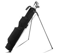 Lightweight Golf Stand Bag, Easy to Carry Small Golf Bag with 2-Way Full-Length Dividers and Pockets, for The Driving Range, Par 3 and Executive Courses