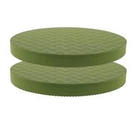 Lightweight Green EVA Yoga Knee Pad Cushion Pair for Knees | Non Slip Surface, Water Resistant Build, Comfortable Kneeling , for Hands and Knees during Yoga