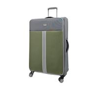 Lightweight Grey Large Check in Suitcase 81.5 x 49 x 30 cm Lightweight Soft Shell Luggage