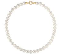 Lightweight Grey Pearl Unique Collar Necklace, Comfortable And Chic, Silver Clasp 18 In Adjustable Length, For Women, Design Tahitian-Inspired