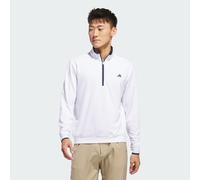 adidas Men's Mens Upf Lightweight Quarter Zip Pullover Sweatshirt, white, L
