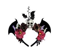 Lightweight Halloween Headband With Realistic Bats Skull Soft For Adults Children Costume Accessories All Ages Festival Hairband For Event