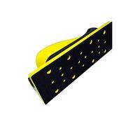 Lightweight Hand Sanding Block PU Foam Comfortable Grip Multi Hole Hook and Loop Discs for Long-Term Not Tired Vacuum Hand Sanding Block Pu Foam Multi Hole Hook and Loop Backing Pad