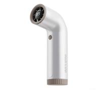 Lightweight Handheld Fan with USB Charging 199 Speed Settings and Digital Display for Comfort on the Move (White)