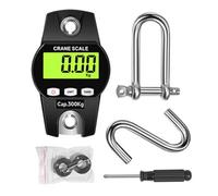 Lightweight Hanging Hook Scale with LCD Screen and Easy Operations Ideal for Outdoor Work Industrial and Household Use Rustproof Steel Hook Scale