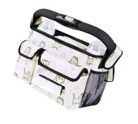 Lightweight Hanging Storage Bag for Strollers Reinforced Stitching Designing Portable Compact Baby Pram Cart Accessory Adjustable Strollers Storage Organizer