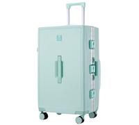 Lightweight Hard Shell Spinner Suitcase with Aluminum Frame, Zipperless Design for Robust and Durable Travel Luggage