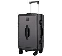Lightweight Hard Shell Spinner Suitcase with Aluminum Frame, Zipperless Design for Robust and Durable Travel Luggage