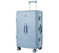 Lightweight Hard Shell Spinner Suitcase with Aluminum Frame, Zipperless Design for Robust and Durable Travel Luggage