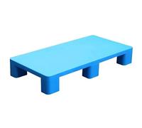 Lightweight HDPE Plastic Pallets, Waterproof Grid Mats for Basement & Garage, Splicable Floor Pallets (Blue, 100x50cm/39x20in) - Versatile Storage Solution