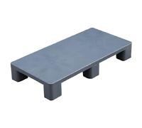 Lightweight HDPE Plastic Pallets, Waterproof Storage Grid Mats, Splicable Floor Pallets for Basement, Garage & Supermarket (Blue, 100x50cm/39x20in)