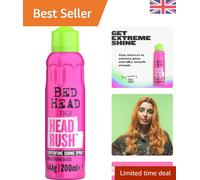 Lightweight Headrush Shine Spray - Enhance Shine and Smoothness for Vibrant Hair