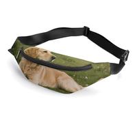 Lightweight Hiking Fanny Pack for Men Women, Casual Mini Waist Bag with Adjustable Strap (39.3-59"), Dog on The Prairie Belt Bag for Running Travel Cycling