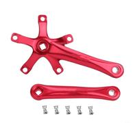 Lightweight Hollow Bike Crankset, 170mm Arm with 130BCD Chainring | Bike Crankset, 170mm Arm Length, AL6061 Aluminum, Square Hole, for 130BCD, 9/10/11 Speed, Road Folding E-Bike