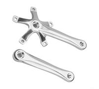 Lightweight Hollow Bike Crankset, 170mm Arm with 130BCD Chainring | Bike Crankset, 170mm Arm Length, AL6061 Aluminum, Square Hole, for 130BCD, 9/10/11 Speed, Road Folding E-Bike