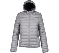 Lightweight Hooded Padded Jacket Kariban Silver L