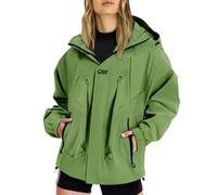 Lightweight Hooded Rain Coats for Women Windbreaker Waterproof Active Outdoor Trench Coat Zipper Quick Dry Rain Jacket for Hiking Walking Cycling Solid Color Long Sleeve raincoat with zipper pockets