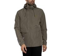Lightweight Hooded Zip Through Jacket Khaki Ash L