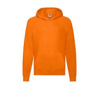 Lightweight hoodie Fruit of the Loom Orange S