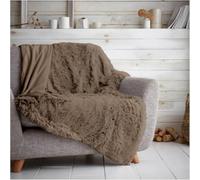 Lightweight Hug Snug Sherpa Fleece Blanket | Luxury Warm Faux Fur Throw for Sofa Bed | Thermal Fluffy Blanket For Bed Couch & Sofas Settee (150x200 Cm, Mink)