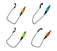 Lightweight Indicators & Swivels Set, High-Impact ABS Construction for River & Outdoor Fishing Trips Multipacks Swivels Sinkers High Visibilities Color Impacts Light Weight for Various Day Fishing