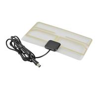 Lightweight Indoor Aerial for Freeview HDTV Paper-Thin 3m RF Cable [3 metres]