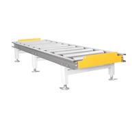 Lightweight Industrial Non-Powered Steel Roller Conveyor Multi-Functional Discharge Slide Heavy-Duty Transporter for Factories and Pulleys (150x60x)