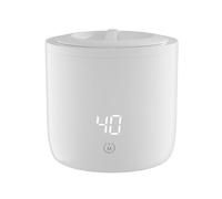 Lightweight Infants Bottle Warmer and Sterilizer 2 in 1 Design Baby Milk Heater with Digital Display Protective Lid