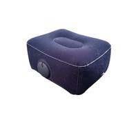 Lightweight Inflatable Foot Rest Pillow for Improved Circulations and Comfort in Travel Home Or Office Setting