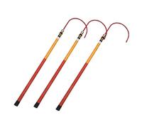 Lightweight Insulated Handle Hook - 3 Pack Emergency Life-Saving Hooks for Electricians Anti-Electrocution Safety Tool Telescopic Design for Quick Access in Crisis