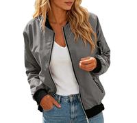 Lightweight Jacket Women, Waterproof Jackets Women, Elegant Knit Zip Front Casual Jacket For Lightweight Autumn Solid Tone Modern Stand Collar Everyday Wear Suitable For Everyday Use And Hiking