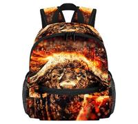 Lightweight Kids Backpack Kindergarten School Bag Child Rucksack Daypack for 3-8 Years Old African Buffalo